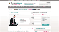 Desktop Screenshot of comparabourse.fr